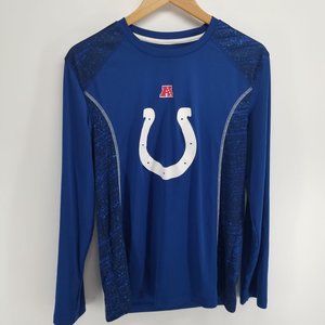 NFL Team Apparel Colts TX3 Cool long sleeve pullover shirt size M Unisex